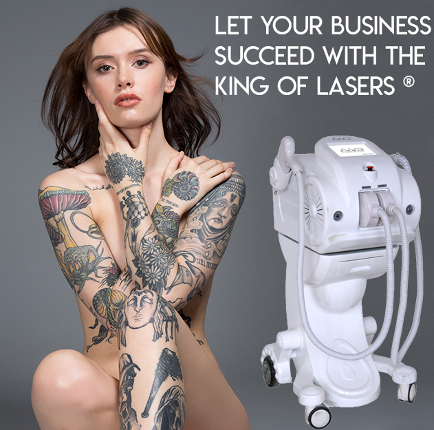 Máquina de remoção de tatuagem
