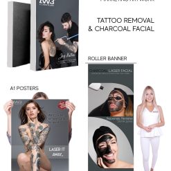 Kunstwerk voor het verwijderen van tatoeages