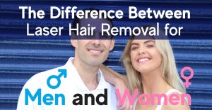 Difference between laser hair removal for men and women